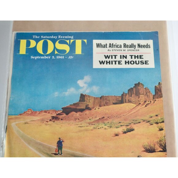 The Saturday Evening Post Magazine COVER September SEPT 2 1961 - Picture 2 of 3